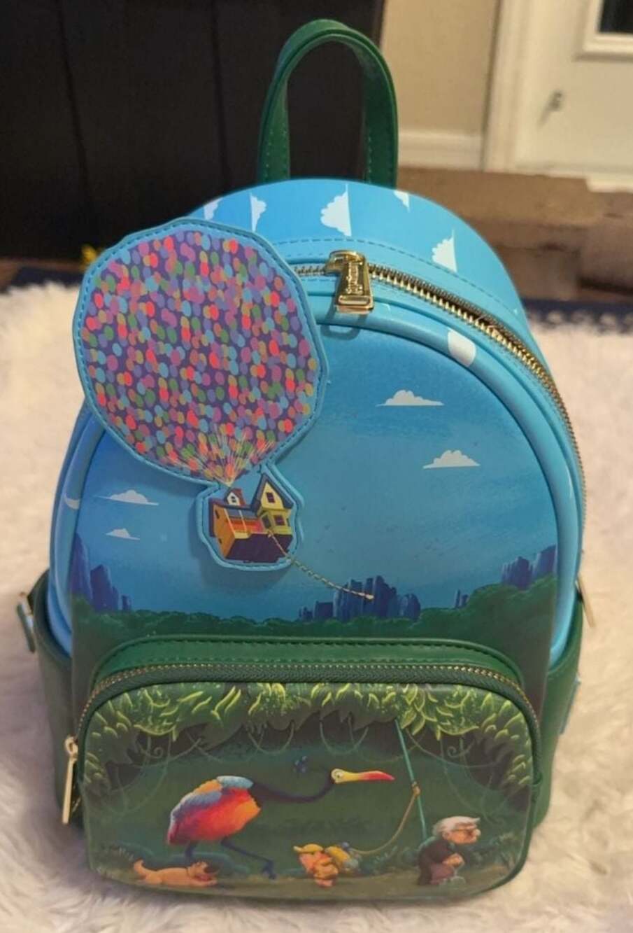 Loungefly Disney Pixar‎ Up Movie Moments Jungle Stroll Mini Backpack